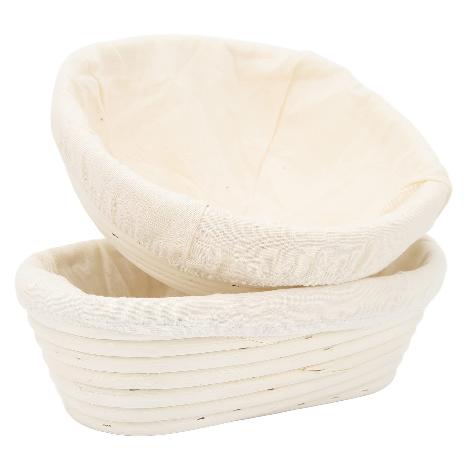 Fockety Banneton Brotgärkörbchen-Set, Sauerteiggärkörbchen, Brotbackzubehör-Set mit Brotschneider, Klingen, Bürsten, Schneebesen, Musterformen, Brotbackwerkzeugen und Zubehör