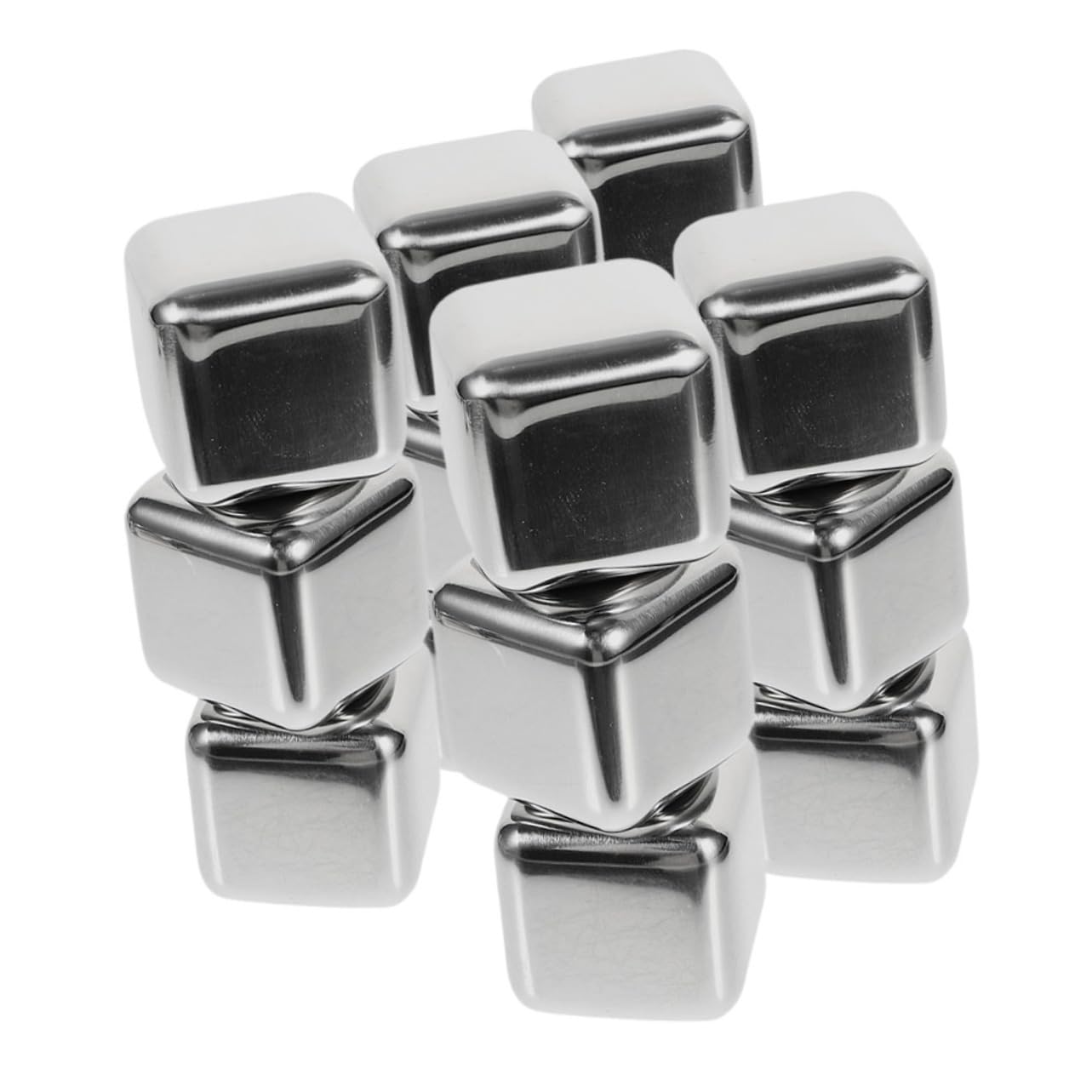 IMIKEYA Lot De 4 Moules Résistants À Lusure Motif Poker Pierres À Vin Pratiques Pierres À Whisky Réutilisables Matériau Épais 15 Pièces X 4