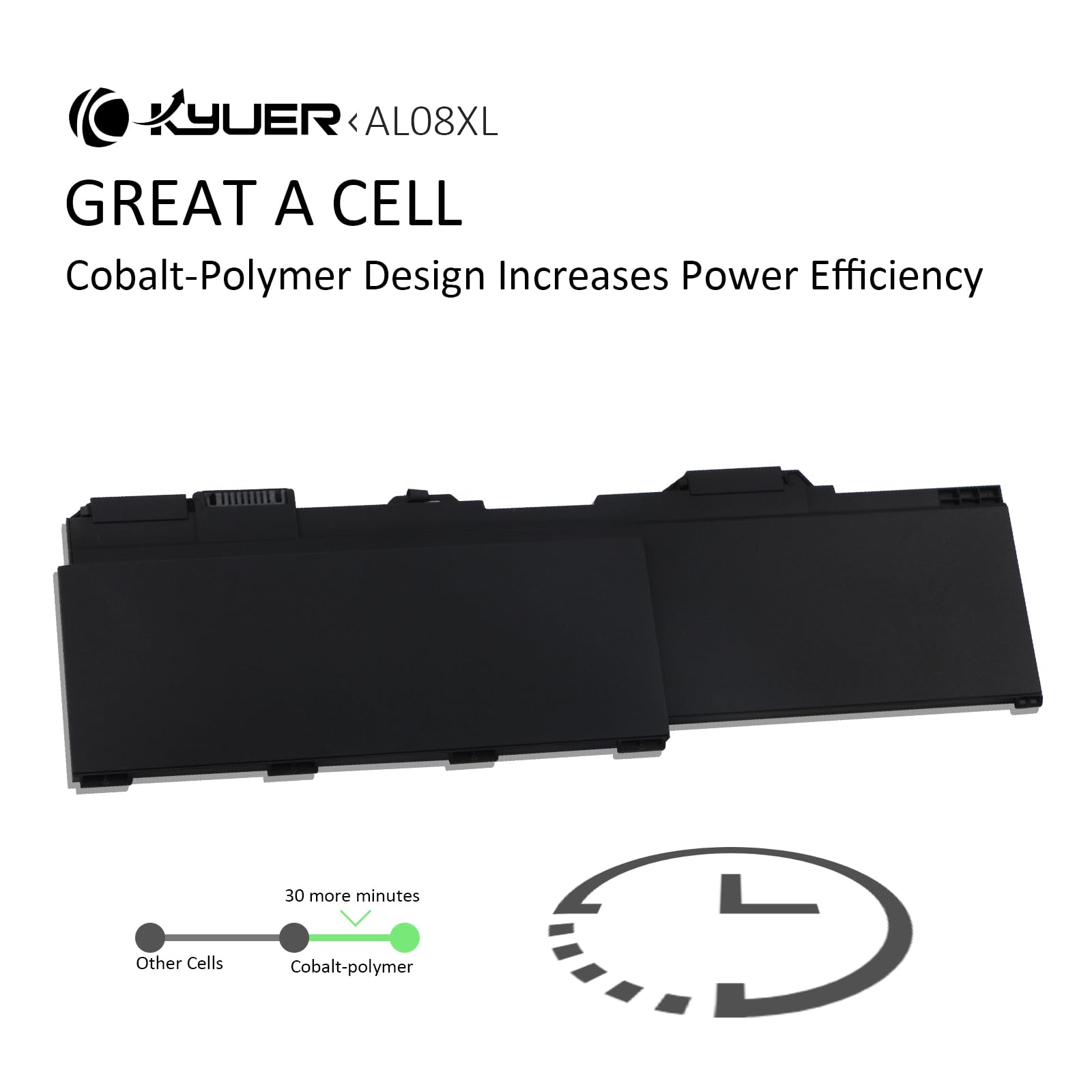 K KYUER AL08XL Laptop Batteria per HP ZBook Fury 15 G7 G8 15.6" ZBook Fury 17 G7 G8 17.3" Mobile Workstation Series AL08094XL L86212-001 HSTNN-OB1S HSTNN-IB9N L86155-AC1 L86155-1C1 W-10885M i9-10885H