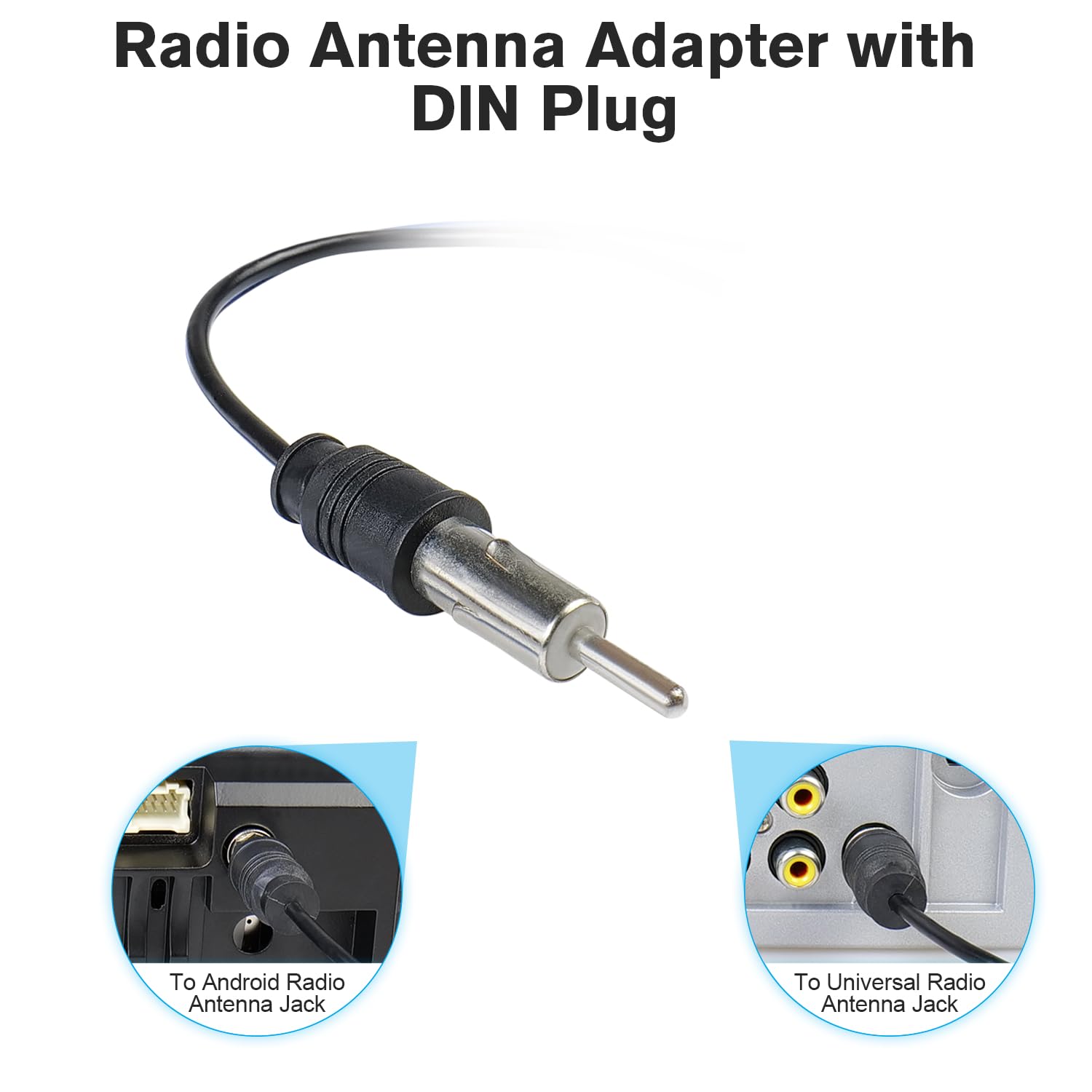 Amazon.com: Zenoruslky Radio Antenna Adapter Vehicle Stereo
