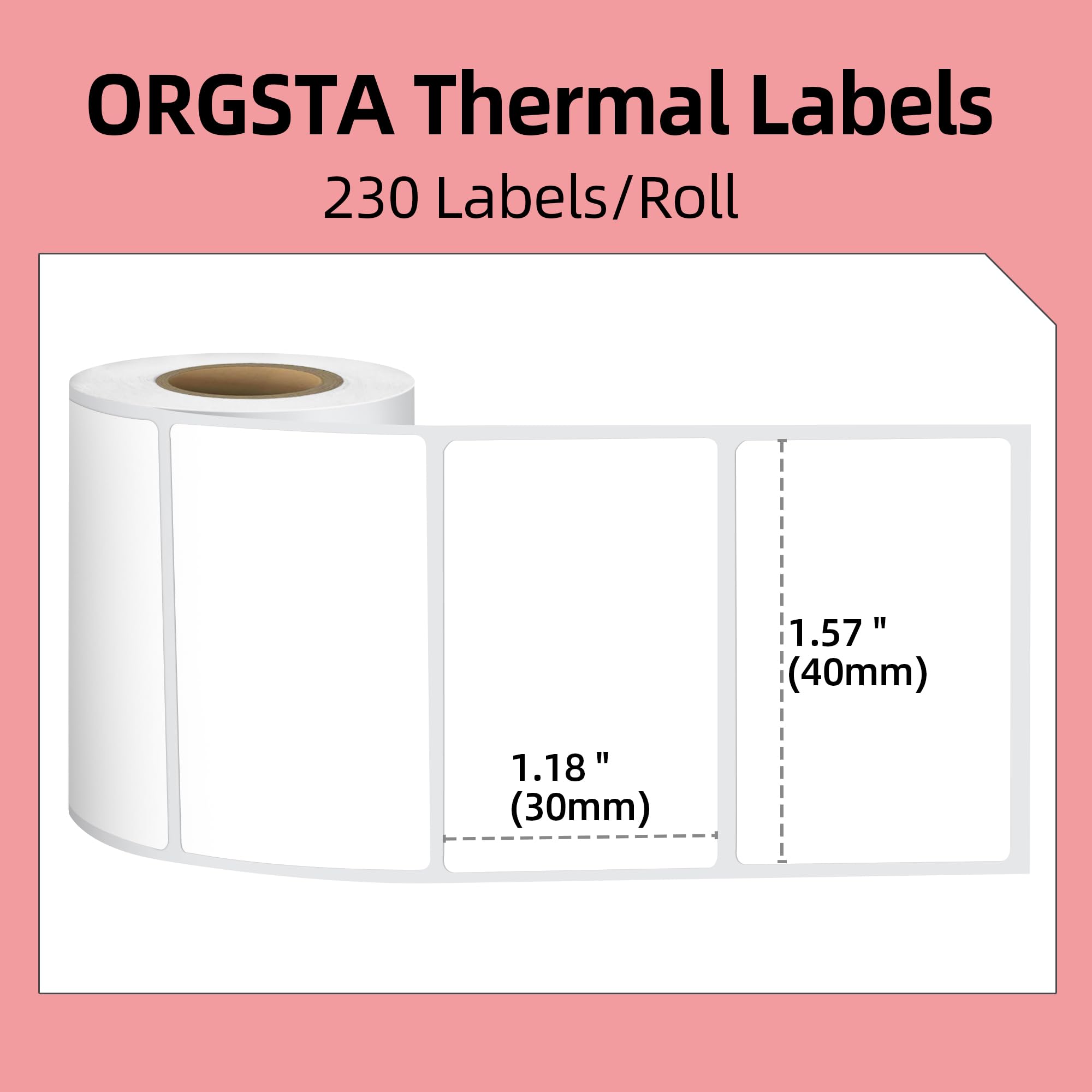 ORGSTA Etichette Adesive autoadesive piccole per T003