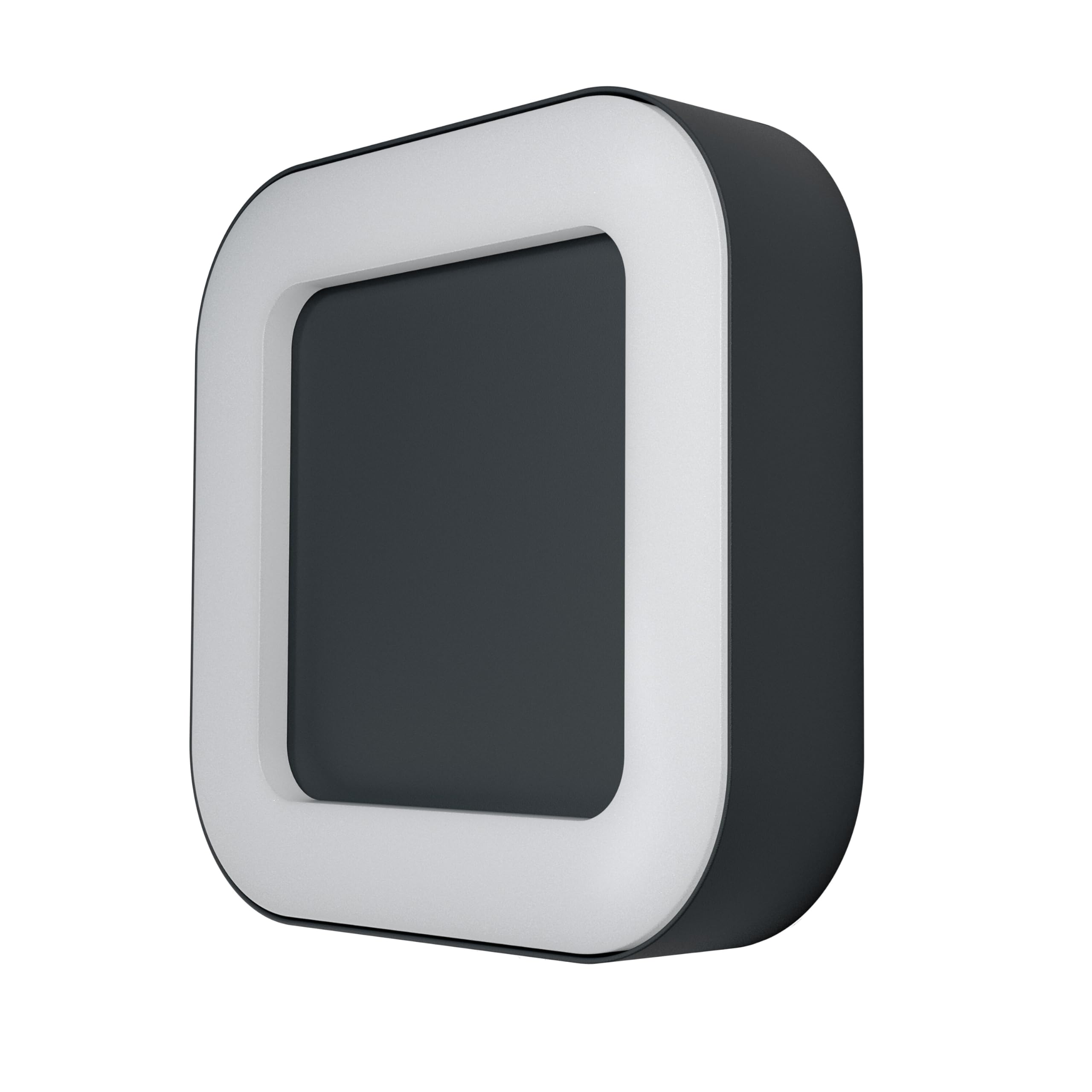 OSRAM Endura Style Square LED Outdoor wall/Ceiling Light in Dark Gray, Aluminum, Energy-efficient, IP44 Protection, for Patio and Balcony