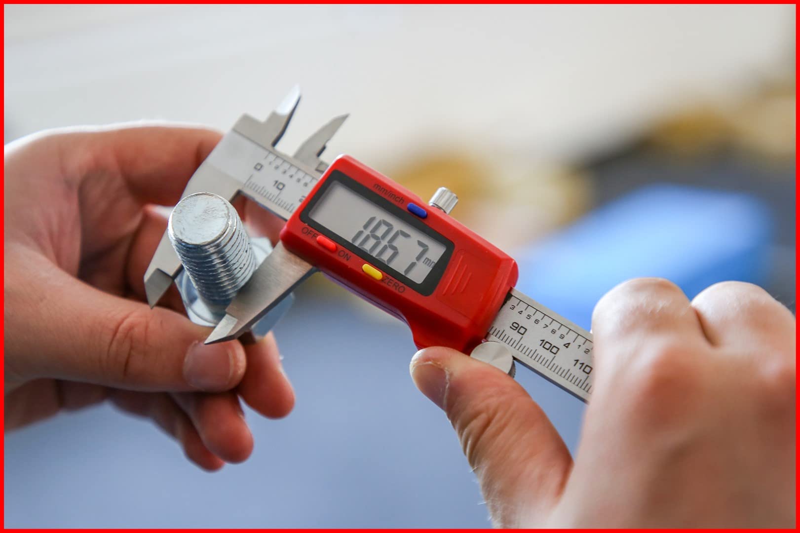 KS Tools 300.0532 Calibro Digitale a Corsoio, 0-150 mm