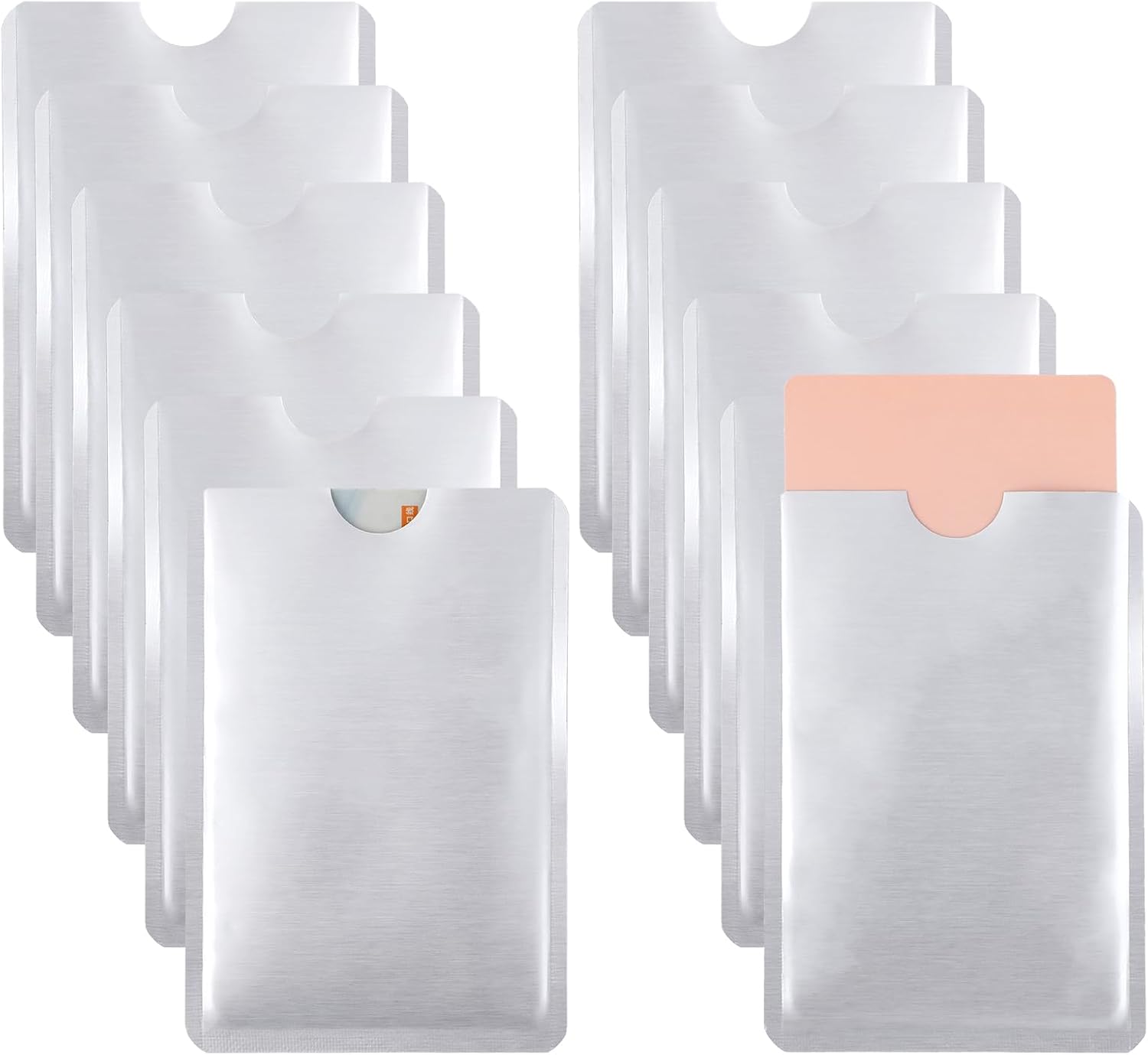 50 Pcs RFID Blocking Sleeves Credit Card Sleeves RFID