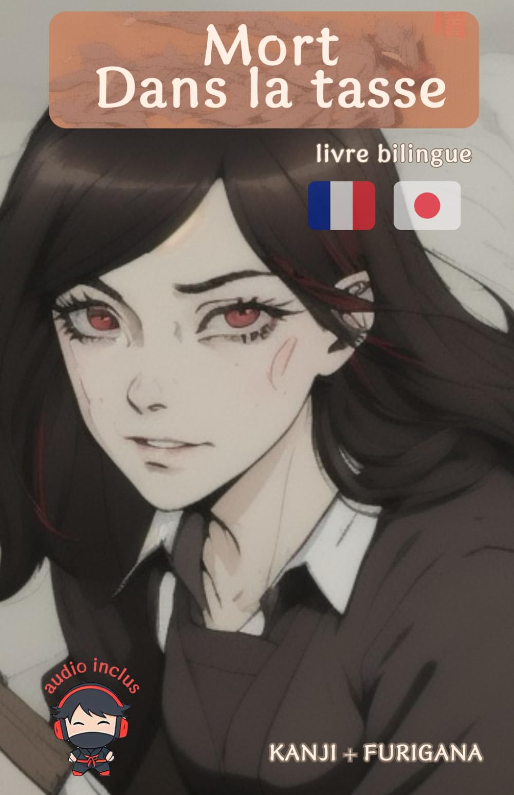 Mort dans la tasse: Horreur livre bilingue français japonais