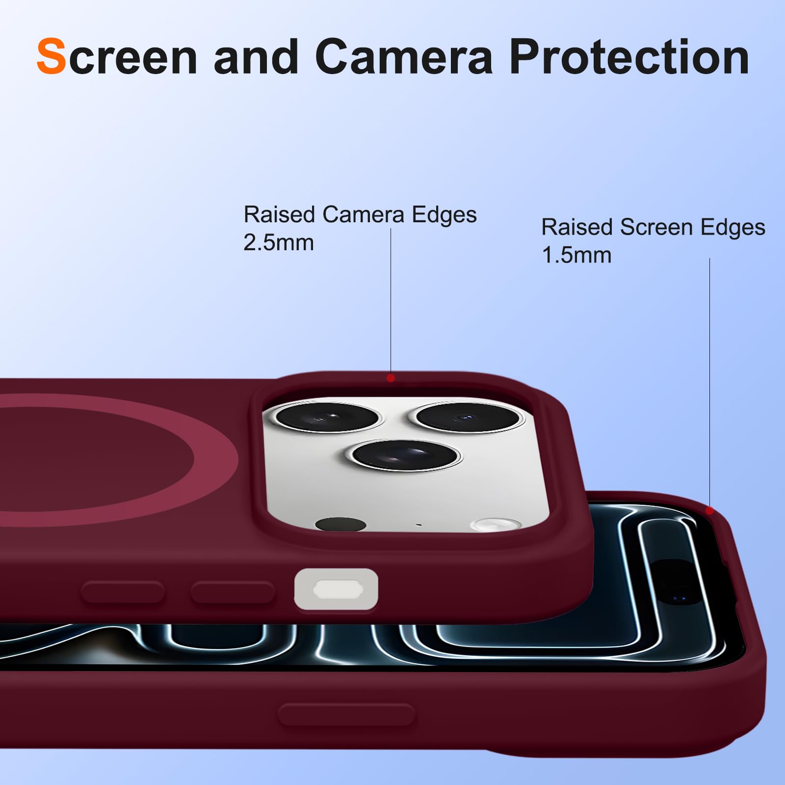 Oelrstfe Beschermhoes met koord voor Google Pixel 9/9 Pro, transparant, dun, zacht siliconen, met verstelbare halsketting, schouderriem, krasbestendig, schokbestendig, beschermhoes met koord, zwart