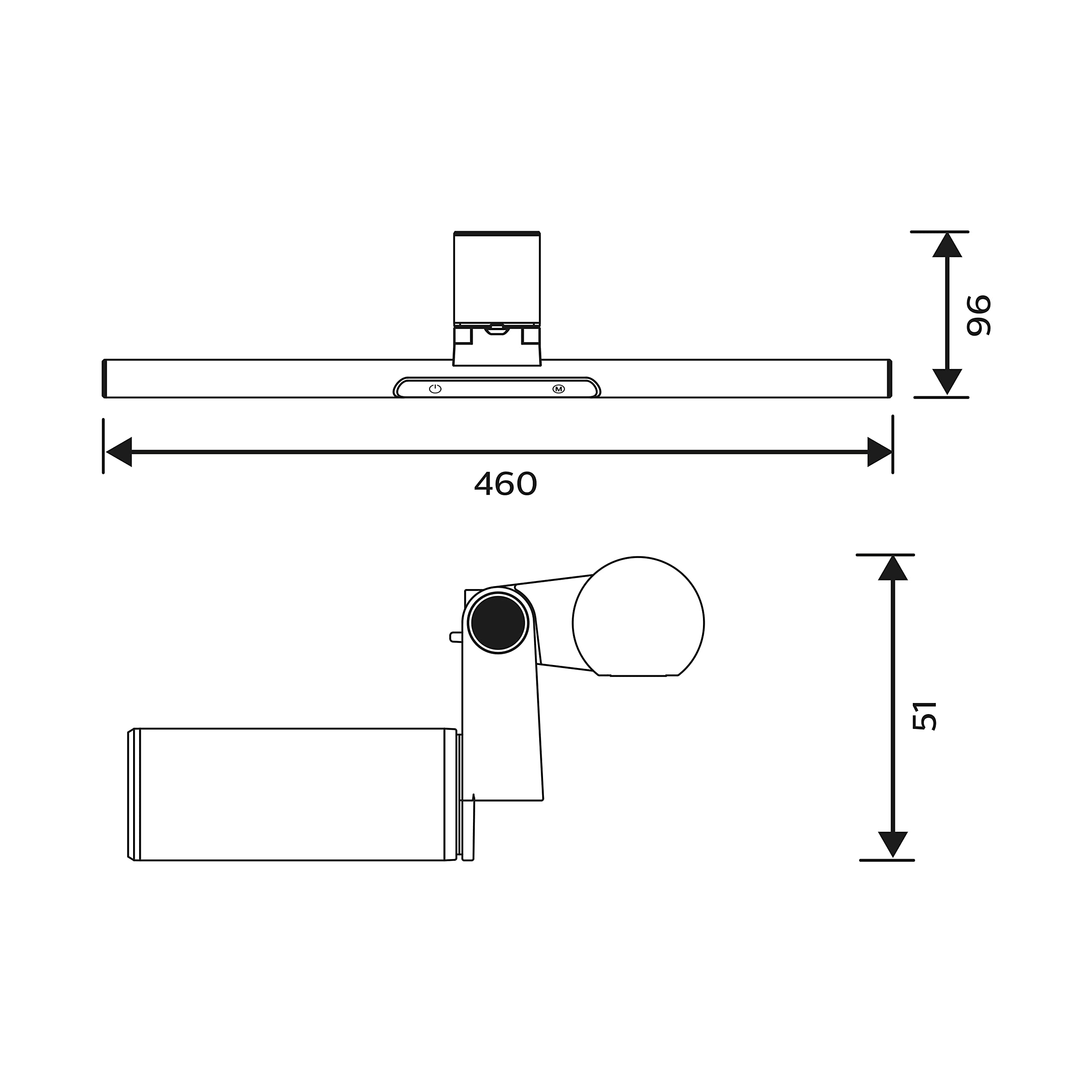 Philips LED Lampka biurkowa DSK204, 4,5 W 150 lm, 3000-5000 K, biała, możliwość przyciemniania, USB