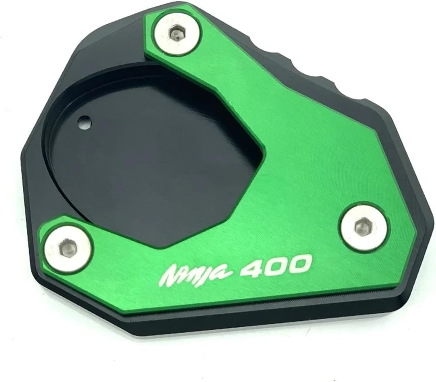 Motorcycle Kickstand Enlarge Plate Motorcycle CNC Kickstand Foot Side Stand Extension Pad Support Plate Enlarge For KA&WASAKI NINJA400 Z400 2018-2022