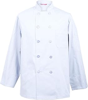 Men's Chef Coat Chef Shirt Cook Coat Barista Baker Uniform Restaurant Clothes Barista Shirt