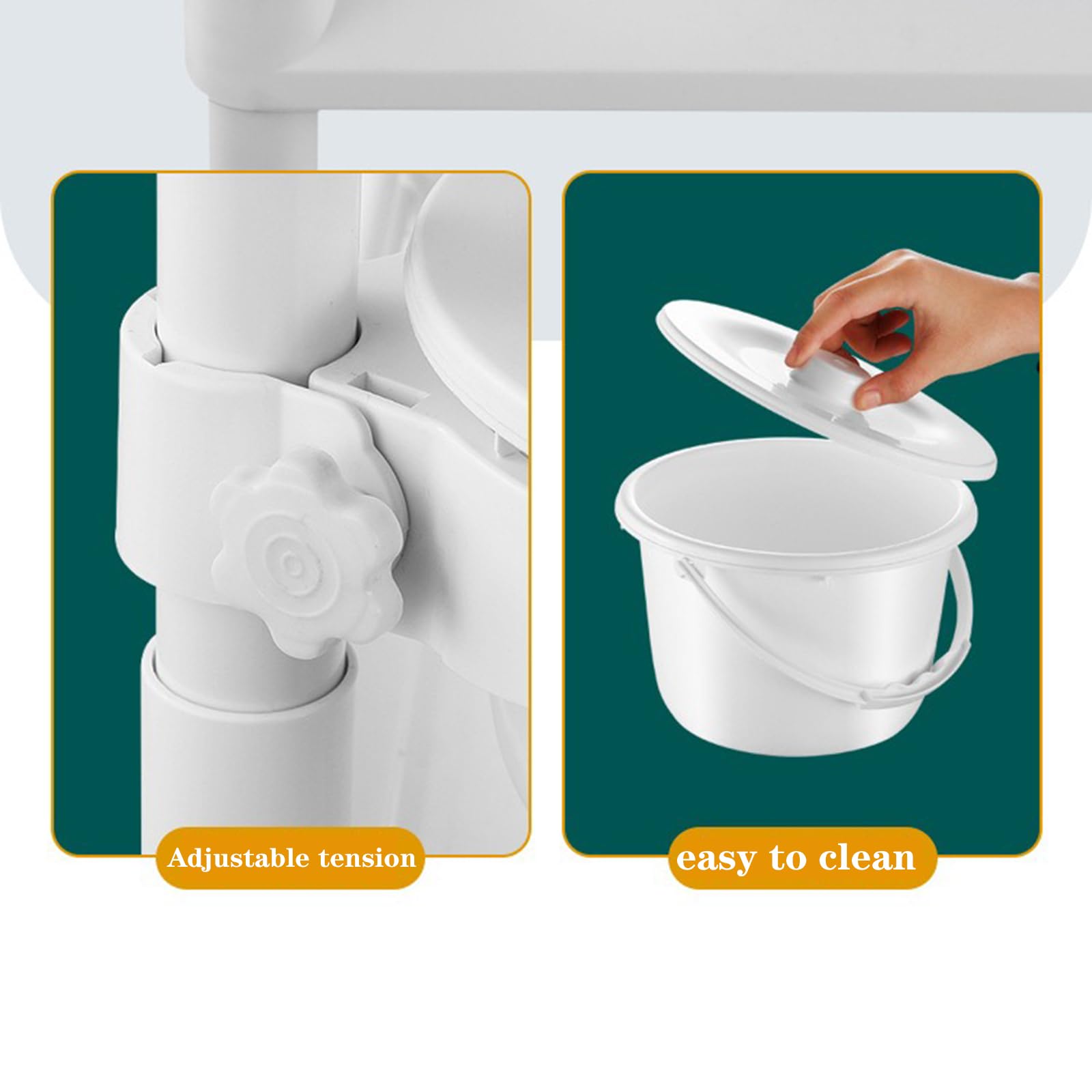 Chariot De Laboratoire à 2 Niveaux, Chariot Utilitaire MéDical avec Tiroirs, Chariot MéDical Mobile avec 2 Tiroirs 2 Plateau Et 4 Roues Silencieuses, pour Salon De Beauté, Spa, HôPital,Blanc
