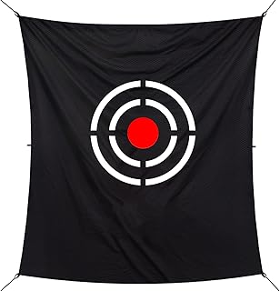 Sharellon Golf Hitting Net, Golf Practice Net for Backyard, Heavy Duty Portable Golf Hitting Training Aids with Target and Carry Bag, Indoor & Outdoor Training Golf Net