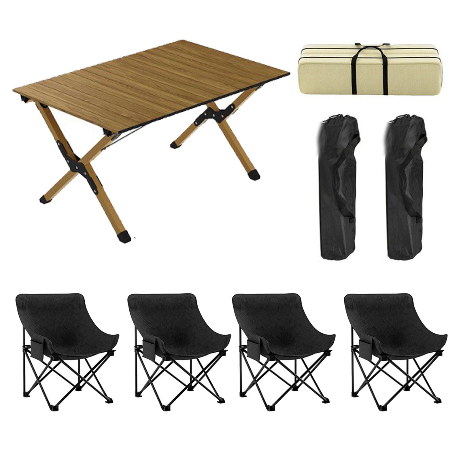 Table de camping pliante 90 cm idéale pour pique-nique et repas en plein air