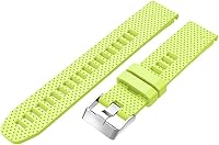 Vista 2 de QGHXO Correa para Garmin Fenix 5S / Fenix 6S, correa de repuesto de silicona suave para reloj inteligente Garmin Fenix 5S/Fenix 5S Plus/Fenix