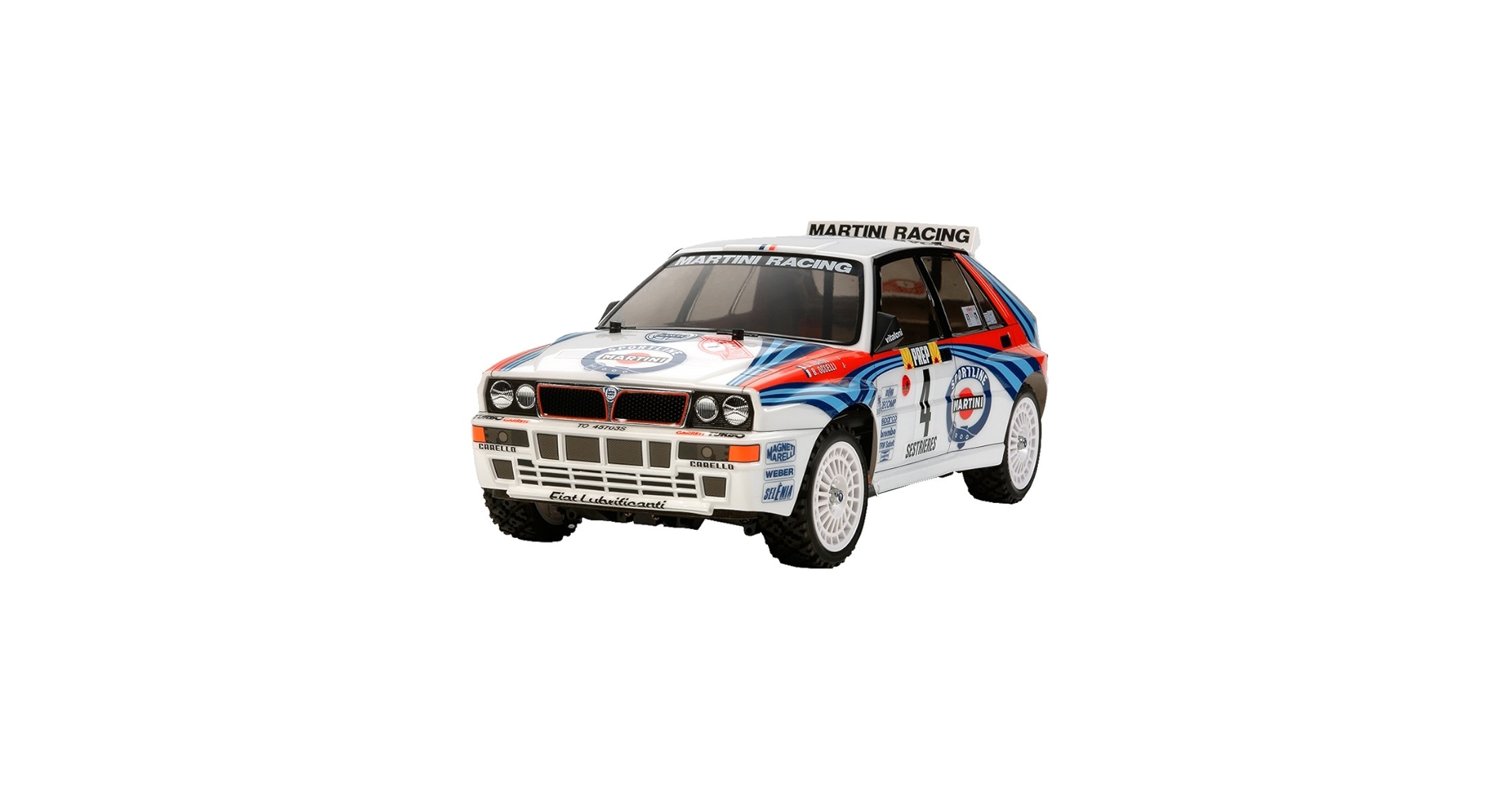 Amazon.com: Tamiya 300058570 Fiat 58570 Lancia Delta (TT-02