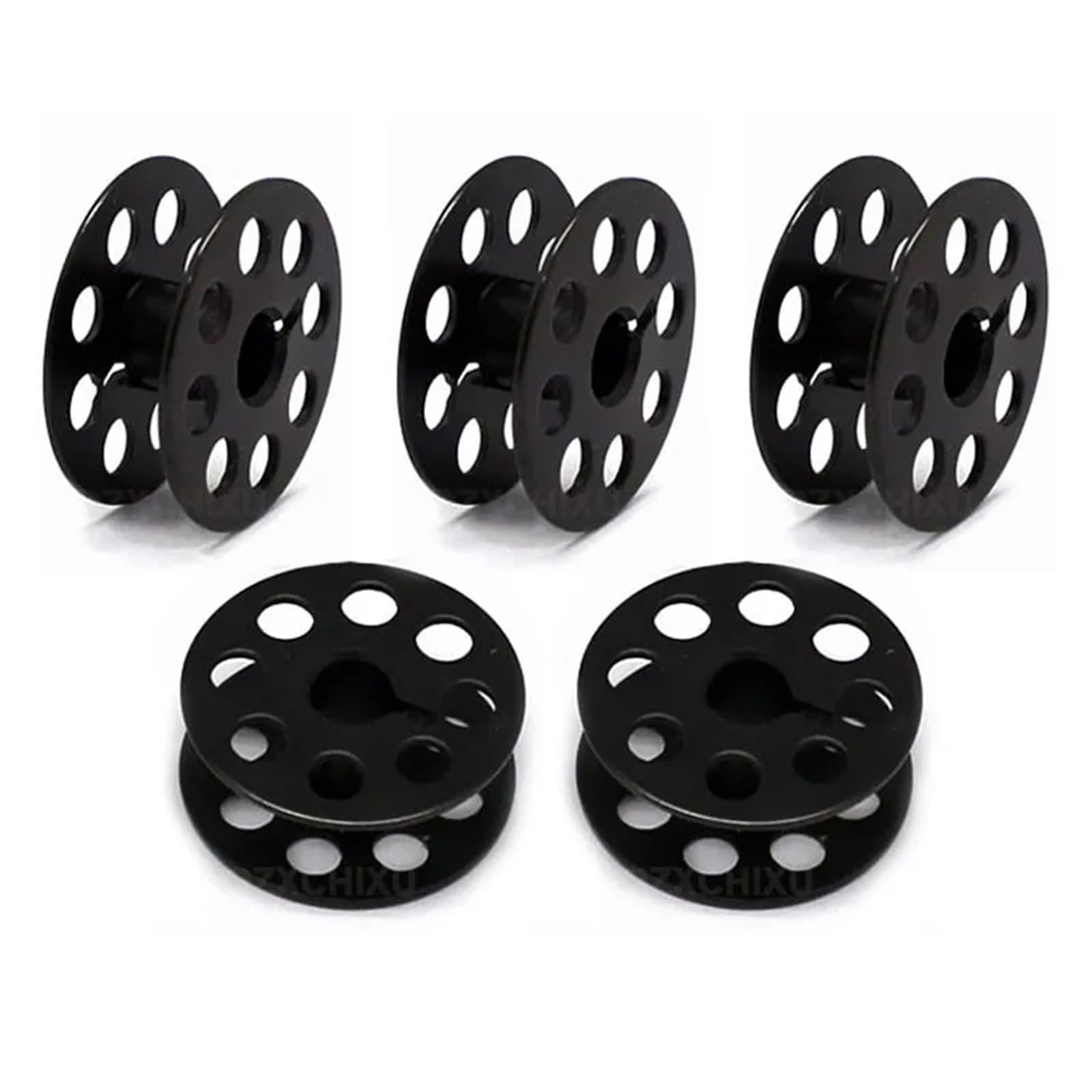 Szpulki do maszyn do szycia 50/100 szt. 25mm czarne szpulki do maszyn szycia przemysłowych akcesoriów z pojedynczą igłą(50pcs)