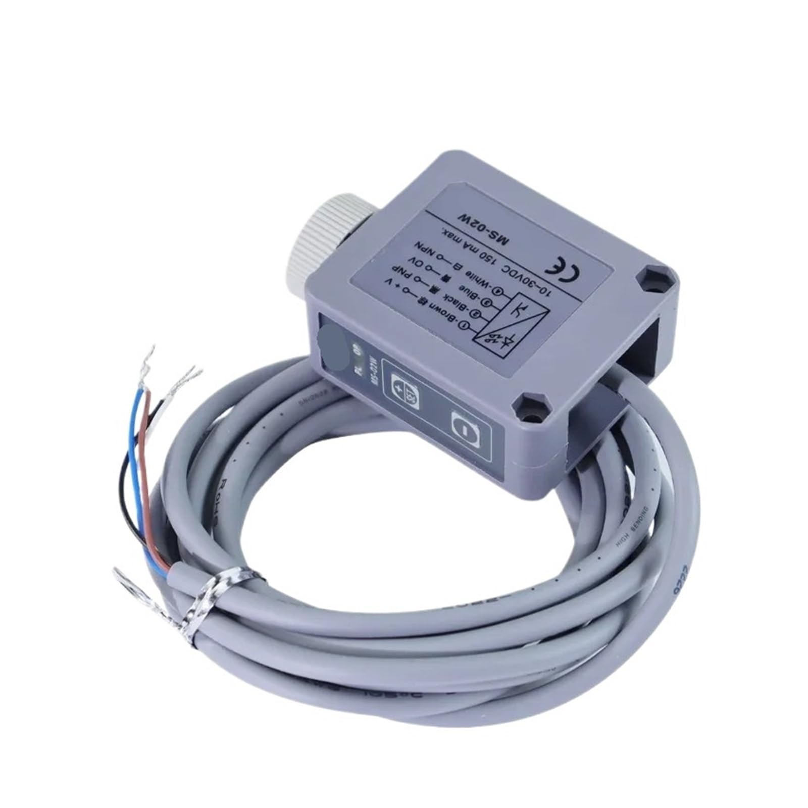 JJKKOZVQF Color Label Photoelectric Switch MS-02W-H Color Label Color Sensor SU-02X(MS-02W-H)