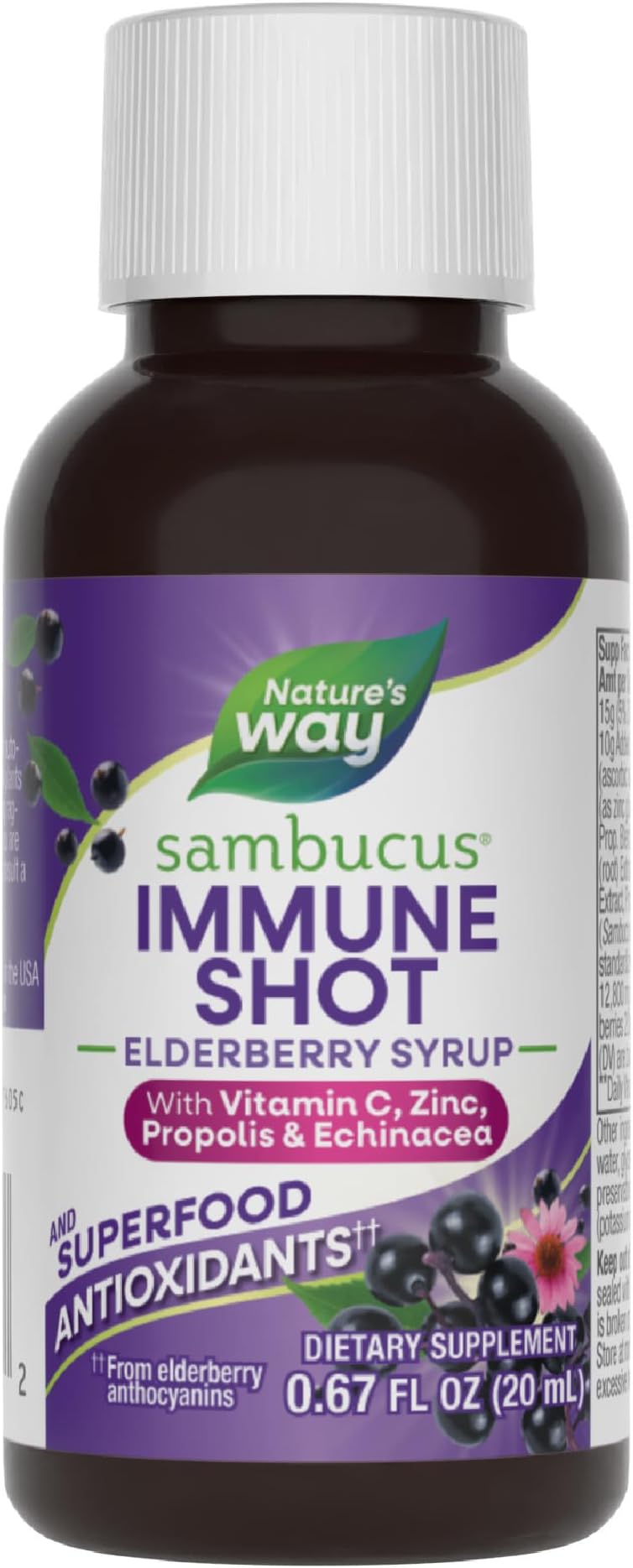 NATURES WAY Sambucus Immune Shots, 12 CT