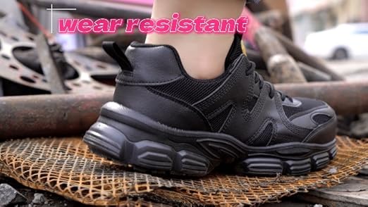 KOIFISH Botas De Seguridad Para Hombre Mujer Invierno Botas De