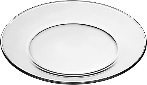 Miniatura 3 de Element - Juego de 8 platos llanos de cristal, 10.5 pulgadas