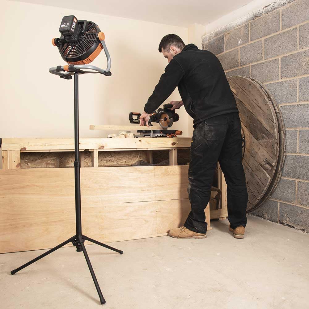 Evolution Power Tools E1300TRP Statyw na narzędzia, regulowana wysokość 0,8-1,3 m, gwint M6, przenośne wsparcie