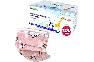 Public Company Kids Face Masks, Cartoon Patterns