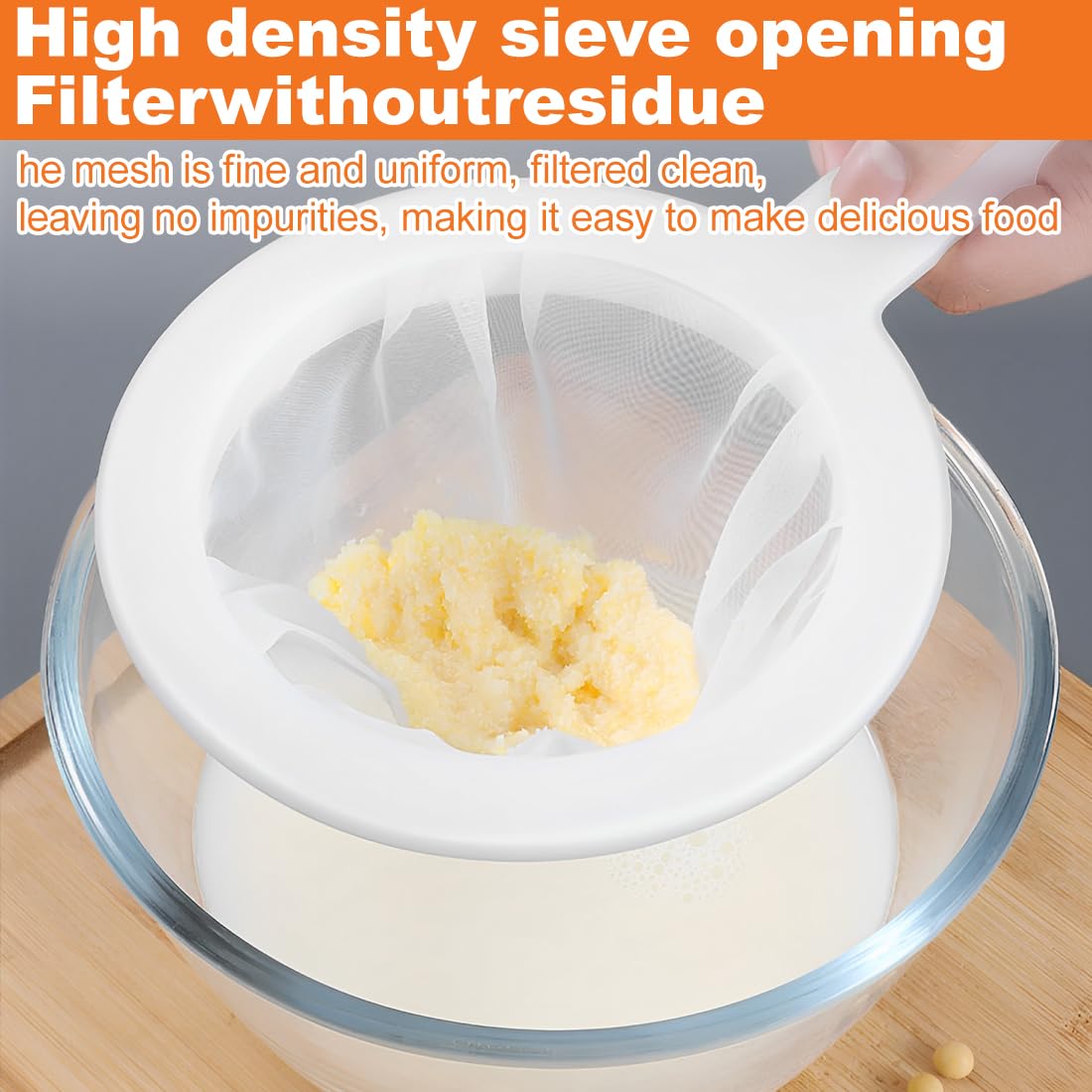 Behiruch 4PCS Filtro A Setaccio 100/200/300/400 Mesh Filtri A Rete In - Foto 2