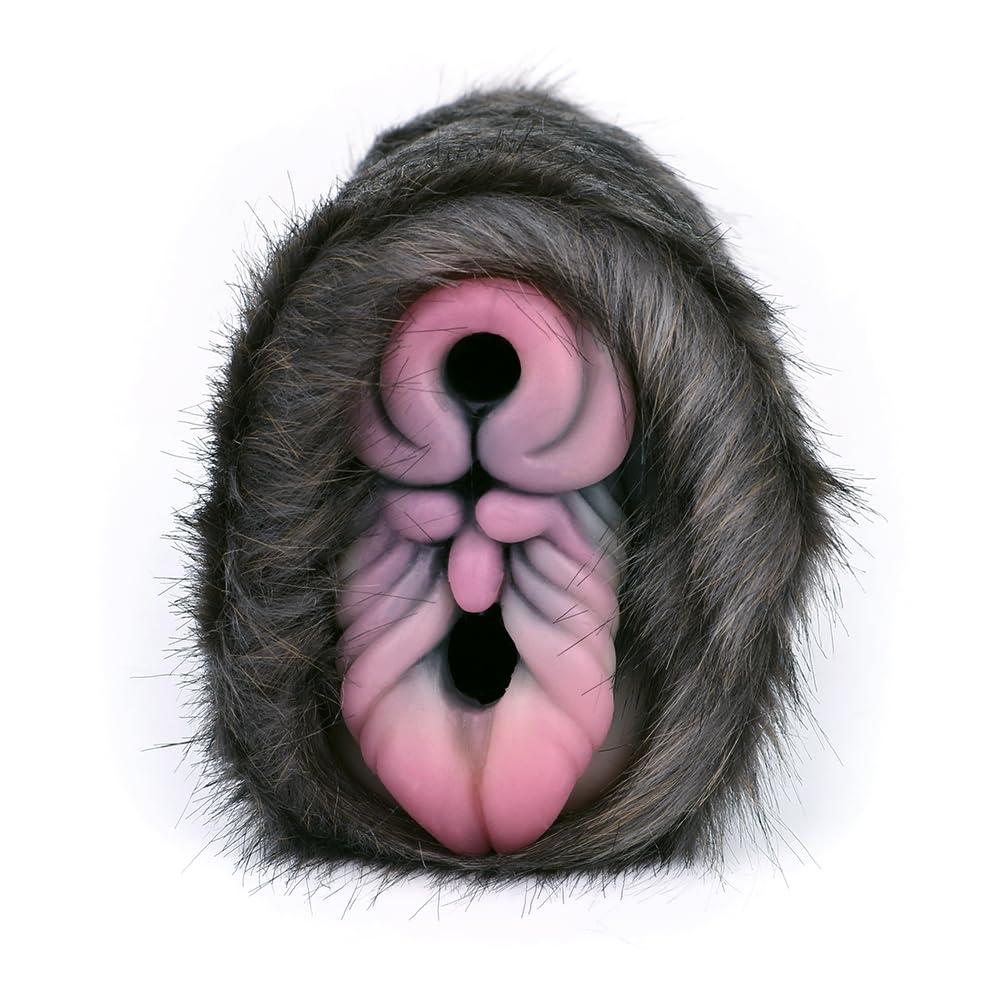 BeHorny Masturbateur en silicone liquide à double trou Rhino Fantasy, jouet sexuel masculin réaliste