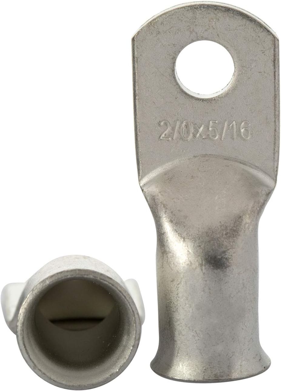 Heavy Duty Tinned Copper Wire Lugs Crimp Copper Ring Terminal Connector