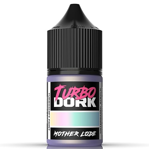 Turbo Dork Mother Lode TurboShift Acrylic Paint 22ml Bottle - Water-based Non-Toxic Metallic Color Shifting Paint