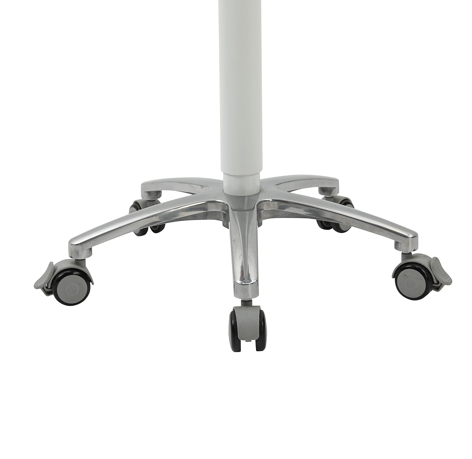 Mobile Height Adjustable Phlebotomy Cart Work Station with Gloves Case for Blood Drawing Chair (Blue)