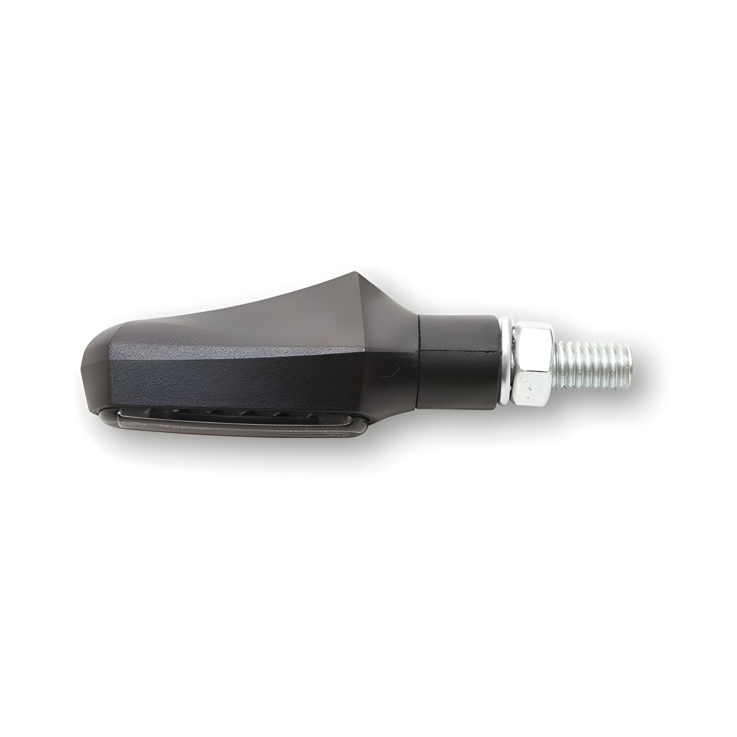 SHIN YO Motorrad Blinker E geprüft LED Blinkerpaar mit Positionslicht Shorty Fin M8 schwarz
