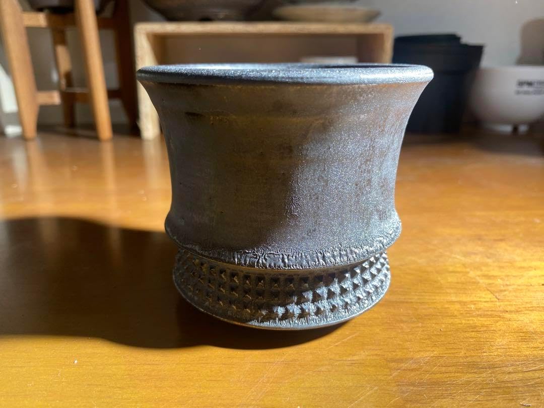 spicy gem studs ver.HIDE brass pot 鶴仙園 鉢 【公式通販】