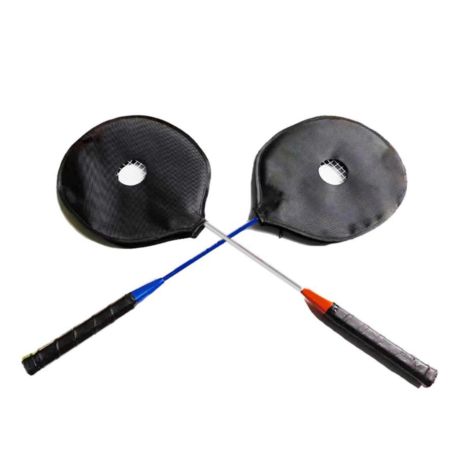 F Fityle Couvre-tête de Raquette de Badminton, Accessoires en Cuir, Housse de résistance de Sport, Manches de Raquette pour intérieur et extérieur,