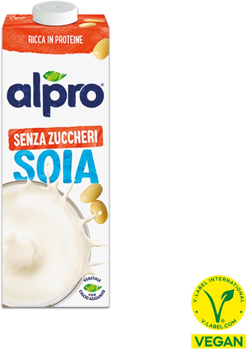 Alpro Bebida Vegetal de Soja sin Azúcar - Pack 6x1L 1 Alpro Bebida Vegetal de Soja sin Azúcar - Pack de 6 x 1L