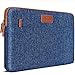 Produktbild DOMISO 13-13.3 Zoll Laptophülle Hülle Tasche Sleeve Case Etui Notebook Schutzhülle Canvas-Gewebe für 13" MacBook Air / 13.5" Microsoft Surface Book / 13.3" Dell XPS 13 Inspiron 13, Blau