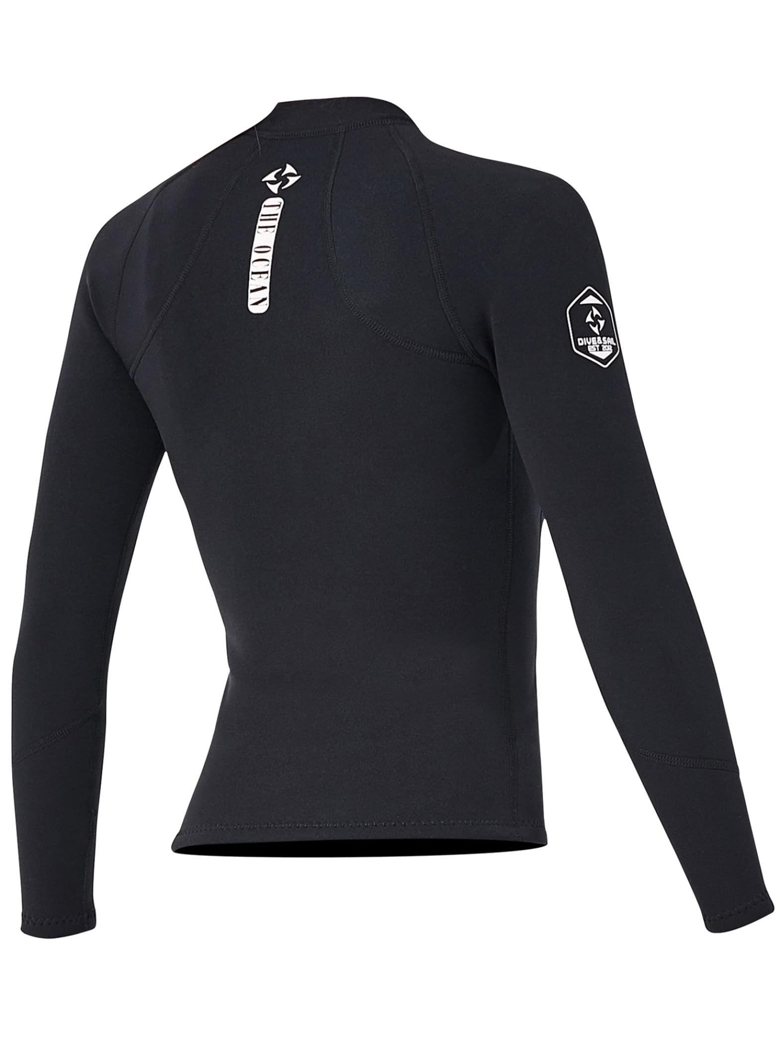 Giacca in neoprene da donna, 2 mm, giacca a maniche lunghe, per immersioni, rashguard per surf, nuoto snorkeling