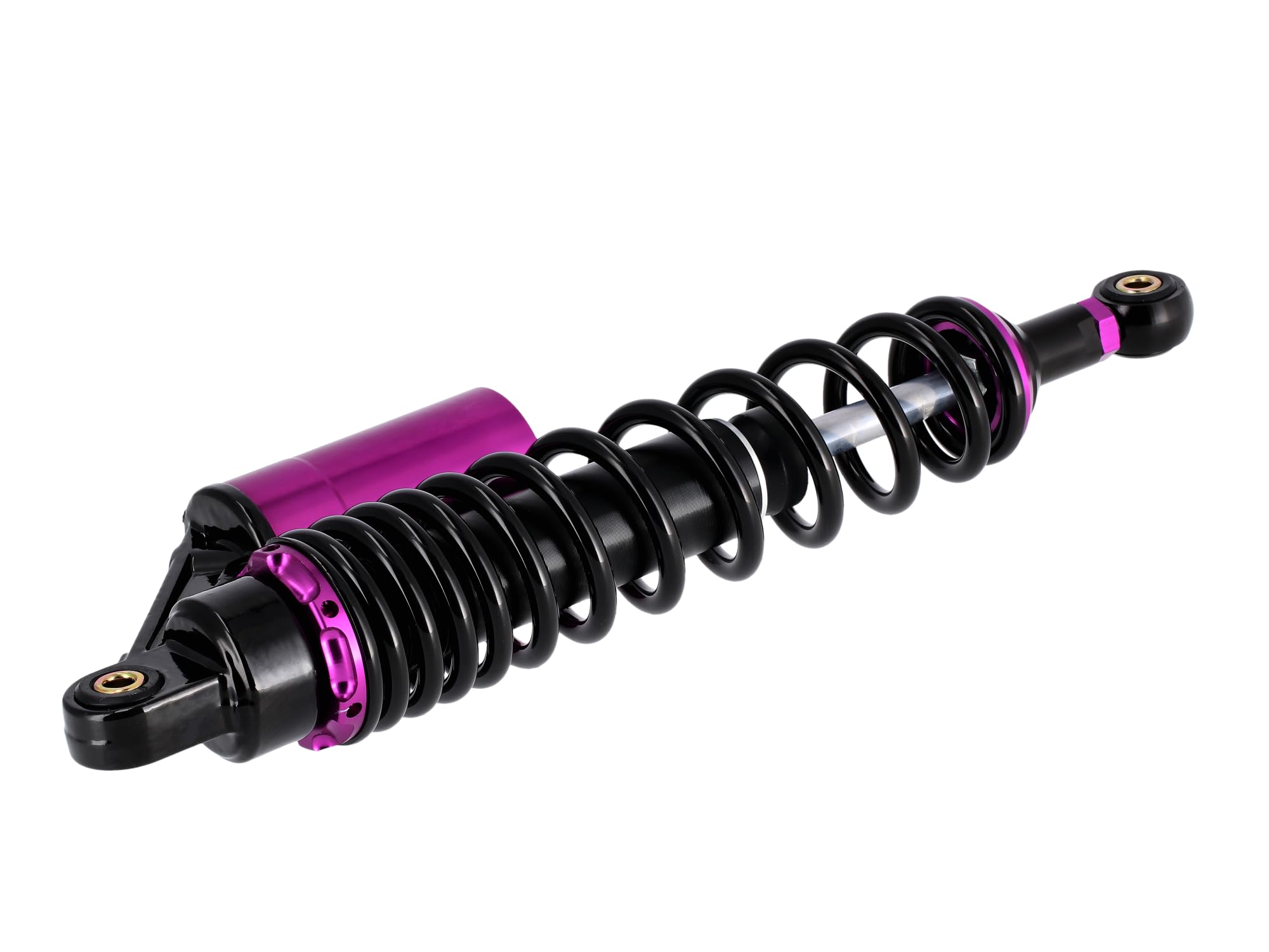 Set: Tuning-Federbeine 360mm, mit externen Ausgleichsbehälter, Schwarz/Vi
