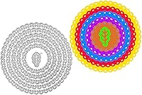 Vista 22 de Troqueles para álbumes de recortes, marco de capas de corte de metal para hacer tarjetas, plantilla de perforación de manualidades de papel