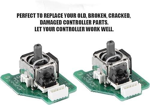 Miniatura 5 de Tangxi Joystick 3D para Wii U, izquierda y derecha analógica 3D joystick reemplazo para Wii U Gamepad Controller