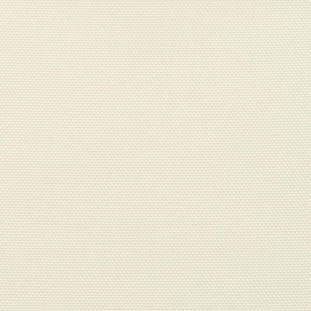 Tenda parasole triangolare, 5 x 5 x 5 m, color crema, tessuto