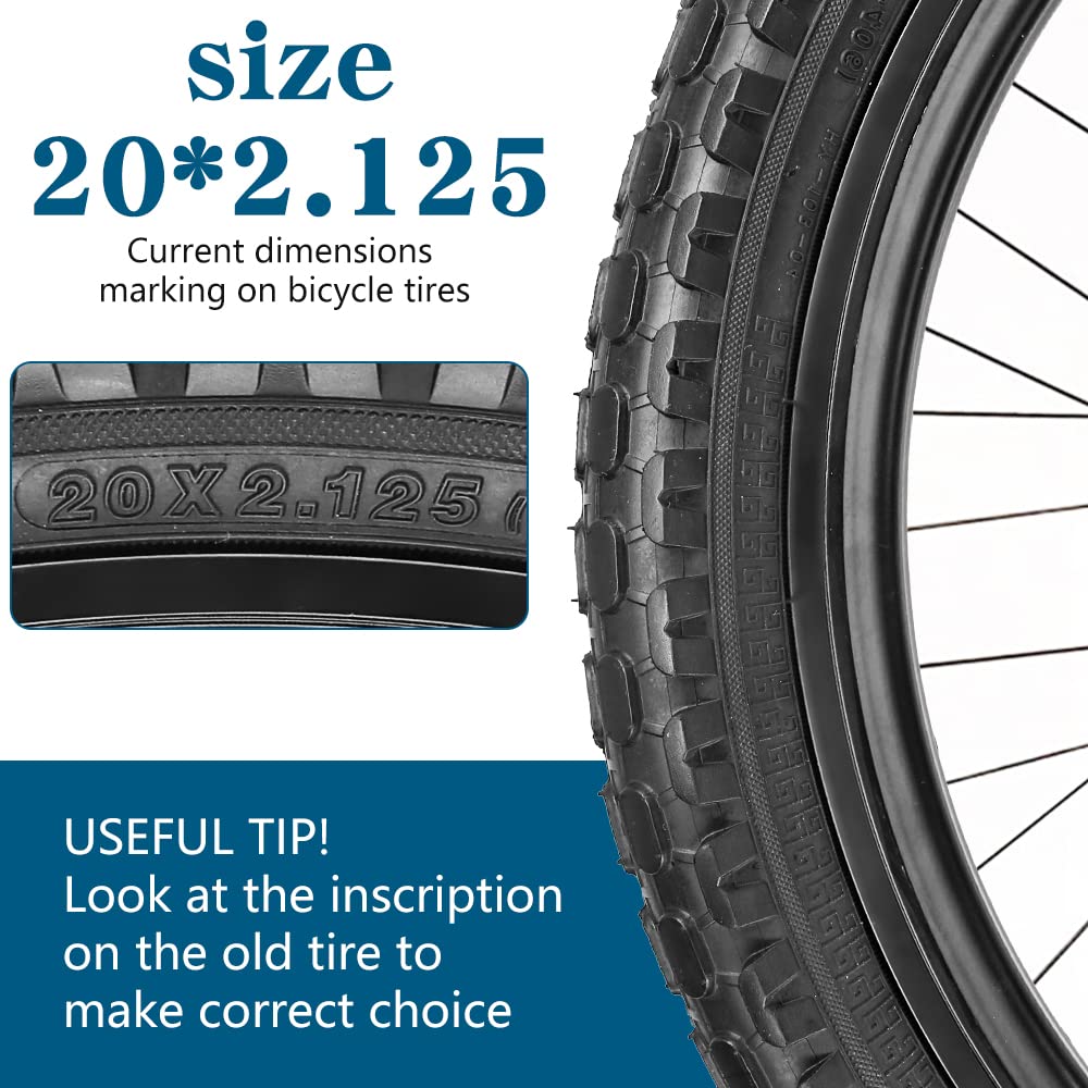 And Rim Bmx Tires WEEROCK Bike Tire 16/20 Inch Tires Pack 20 X