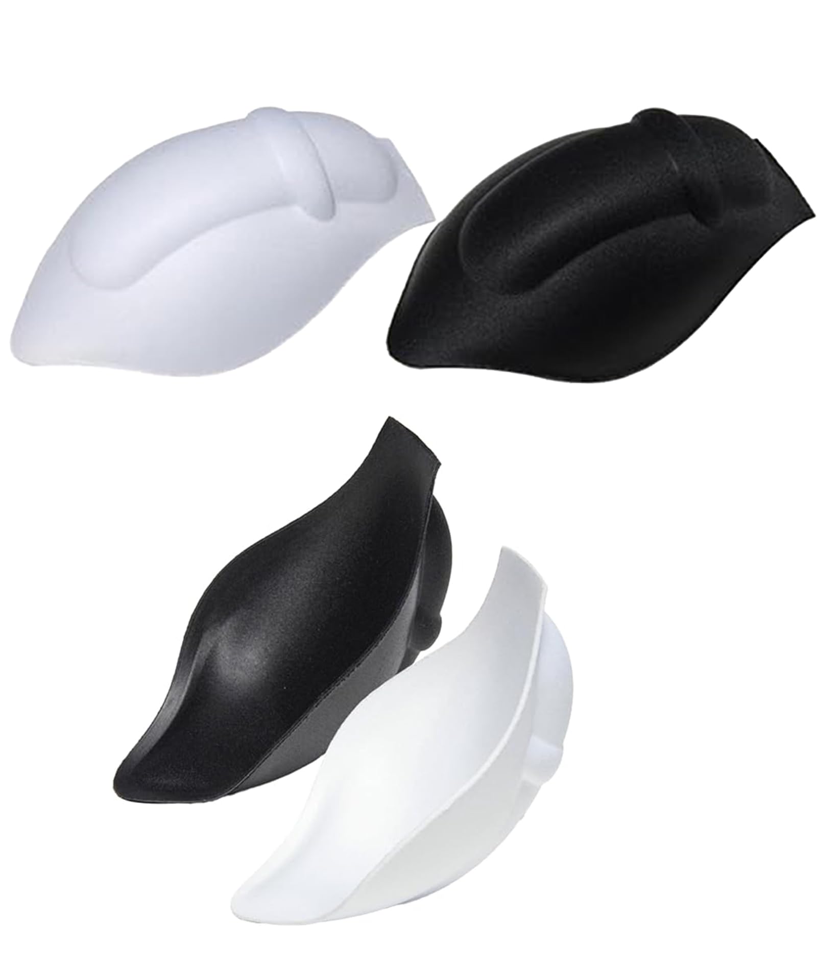2PCS Comfortable 3D Sponge Thongs for Man, Suitable for Underwear Jeans Shorts Boxers Swimwear, Black and White Color Pad Cushion-image-43
