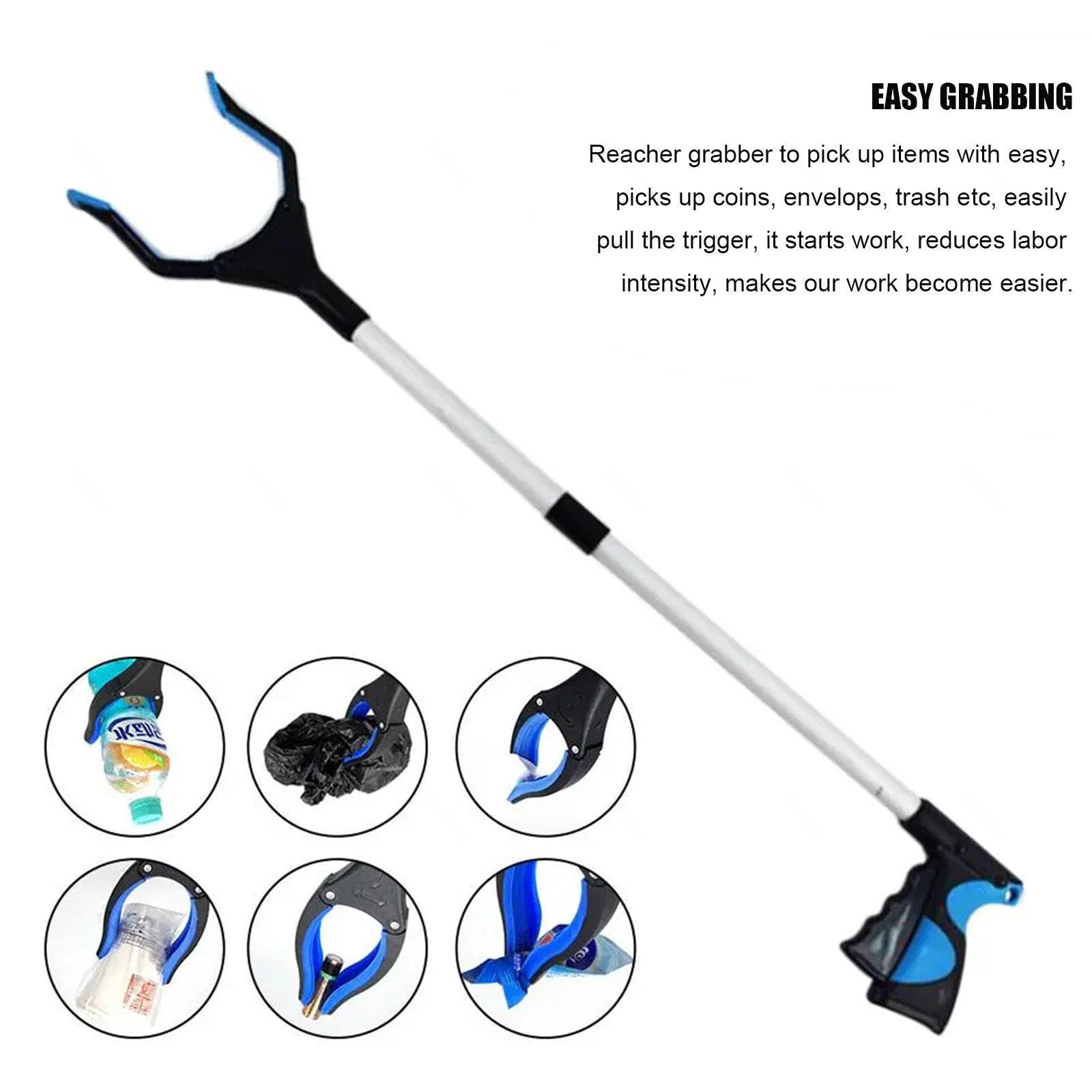 AMNOOL Grabber Reacher Tool für ältere Menschen – 2er-Pack – 32 Zoll Faltbarer Pick-Up-Stick - Leichter, Extra Langer, Praktischer Müllgreifer – Picker Claw Reacher Grabber Tool