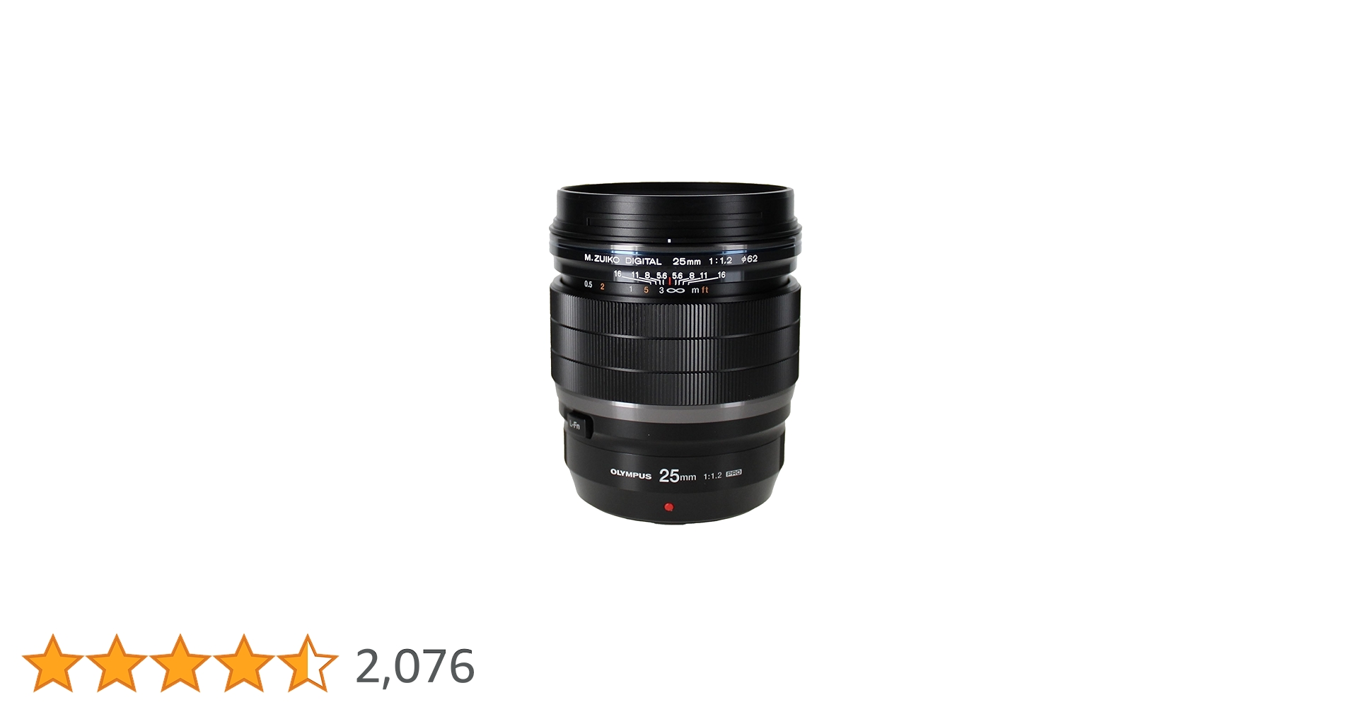 Amazon.co.jp: OLYMPUS 単焦点レンズ ED 25mm F1.2 防塵防滴耐