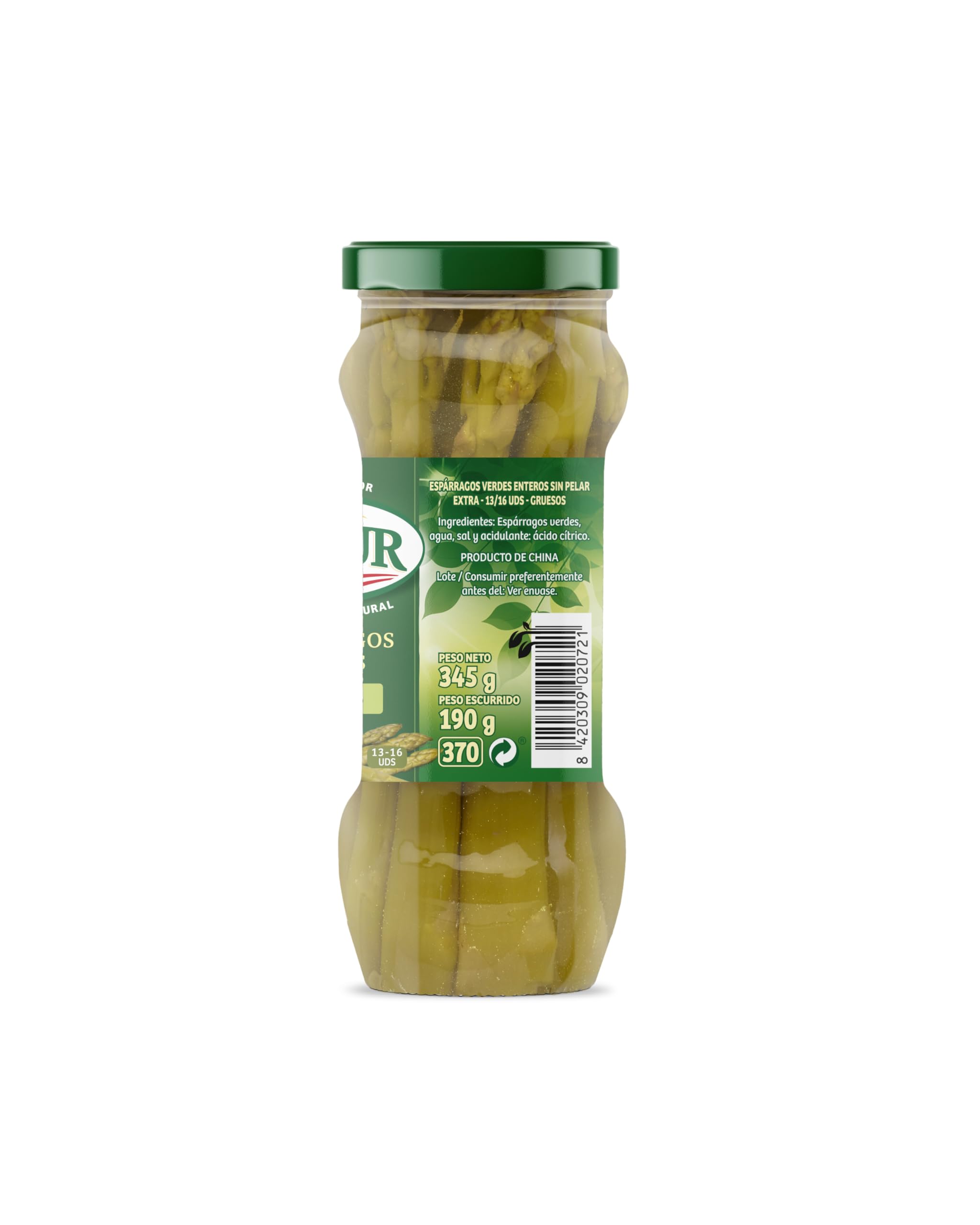 ALSUR ESPARRAGO VERDE ENTERO 190GR.
