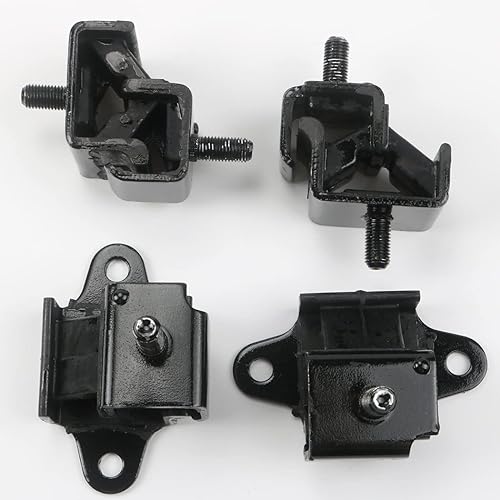 Miniatura 1 de Compatible con Yamaha Gas Golf Cart G2, G8, G9, G14 1985-1995 Soportes de motor delanteros y traseros 4 piezas