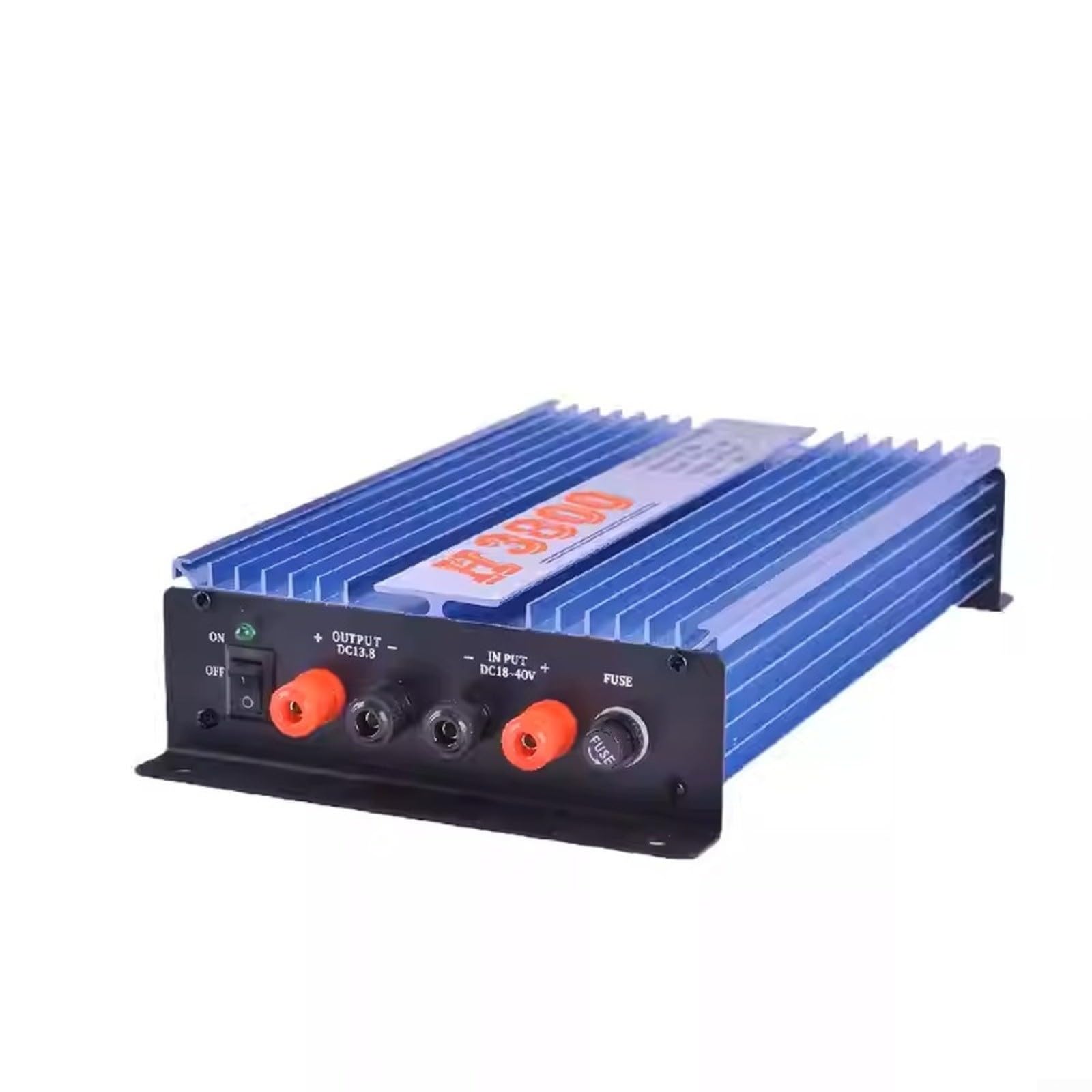 Schaltnetzteil 65A 24V auf 13,8V Spannungswandler aus Aluminium für H3800 Walkie-Talkie, kompakt und leicht, für Fahrzeugeinsatz