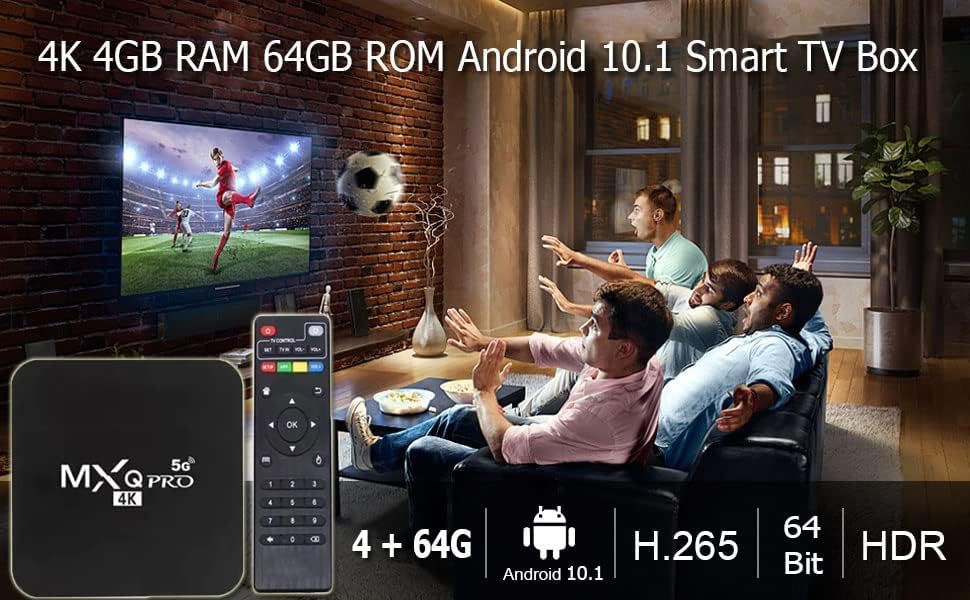 Image of MT-VIKI 4K TV Box 4K Mini PC Box Smart TV Most 10.1 8GB Ram 64GB ROM Support 2.4G /5.0G Dual Wi-Fi TV Box with Remote