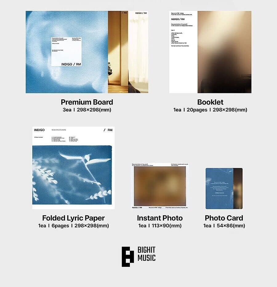Miniatura 3 de BTS RM KIM NAMJUN 'INDIGO' Album Ver K-POP SEALED