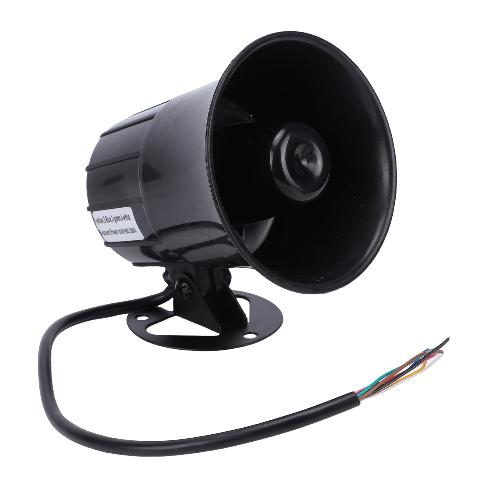 Asixxsix Syrena Samochodowa, Kompaktowy Megafon z Głośnikiem 120 DB, 15 W, 8 Ω, Wzmacniacz Awaryjny z Odtwarzaniem MP3 i Sterowaniem USB do zastosowań Morskich W Wózkach Widłowych